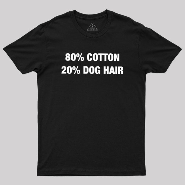 80 Cotton 20 Dog Hair Geek T-Shirt