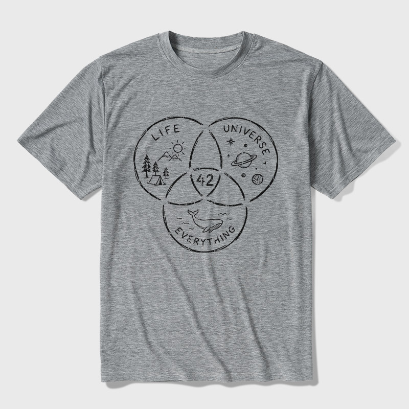 Life, the Universe & Everything Ultra Soft Heather Tee