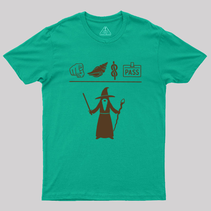 Wizard Hieroglyphs Geek T-Shirt