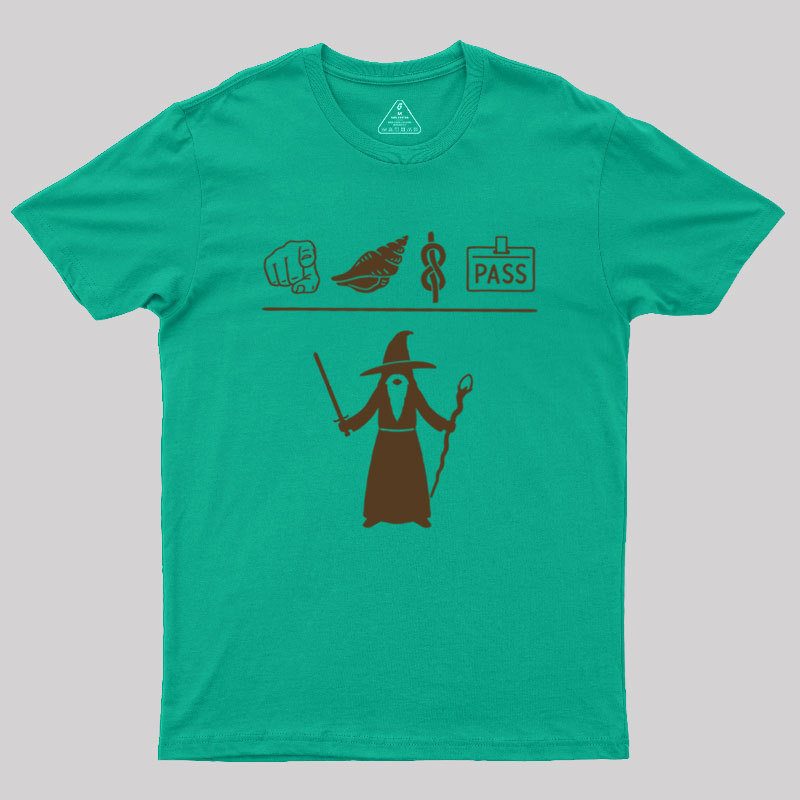 Wizard Hieroglyphs Geek T-Shirt