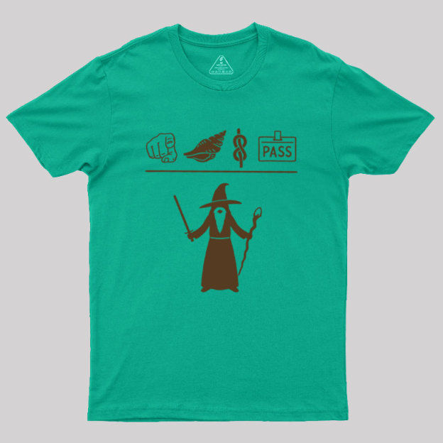 Wizard Hieroglyphs Geek T-Shirt