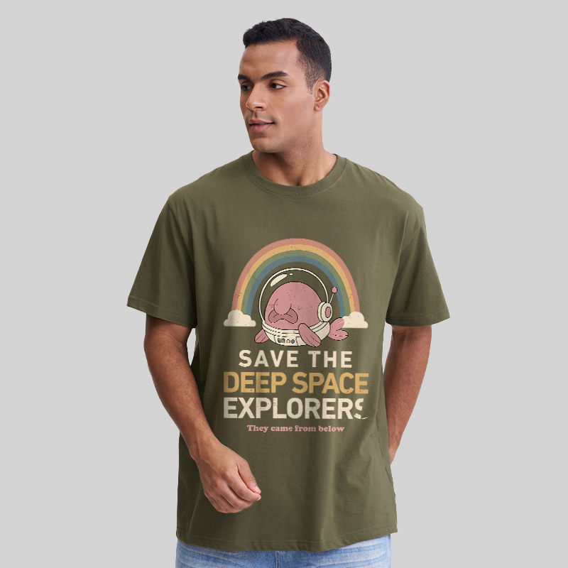 Save The Deep Space Explorers Geek T-Shirt