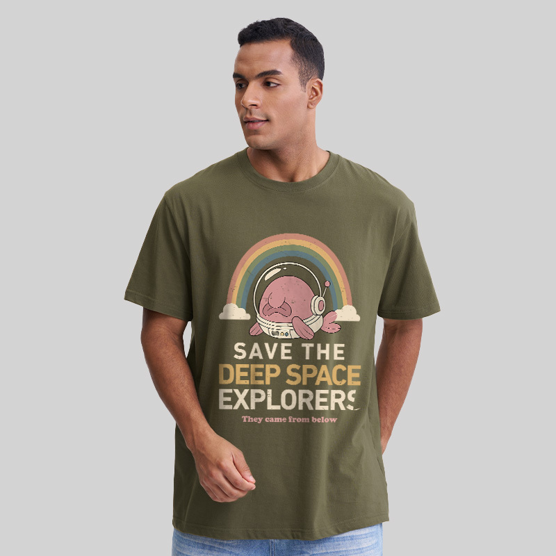 Save The Deep Space Explorers Geek T-Shirt
