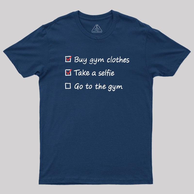 Gym Checklist Geek T-Shirt