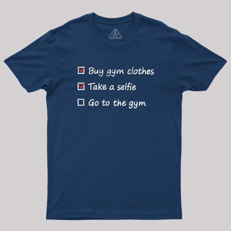 Gym Checklist Geek T-Shirt