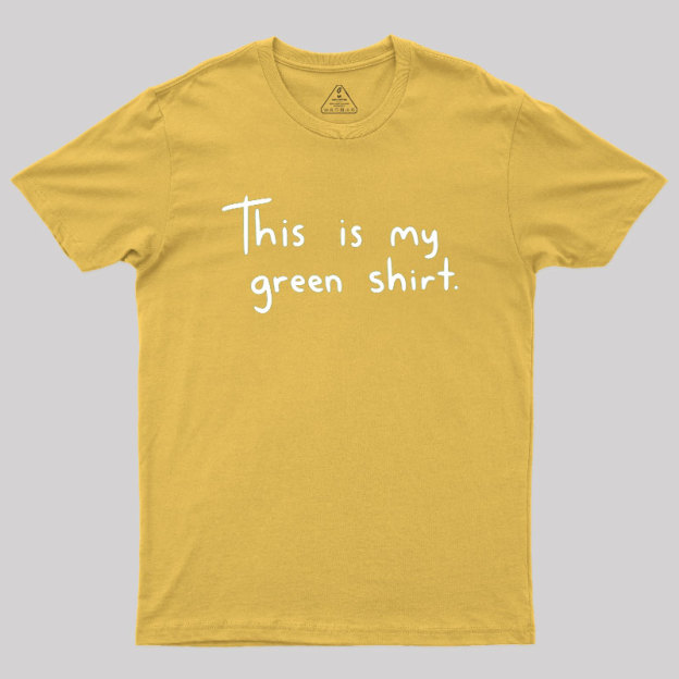 Green Shirt Geek T-Shirt