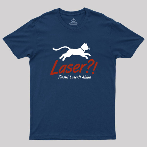 Flash Laser Ahhh Geek T-Shirt