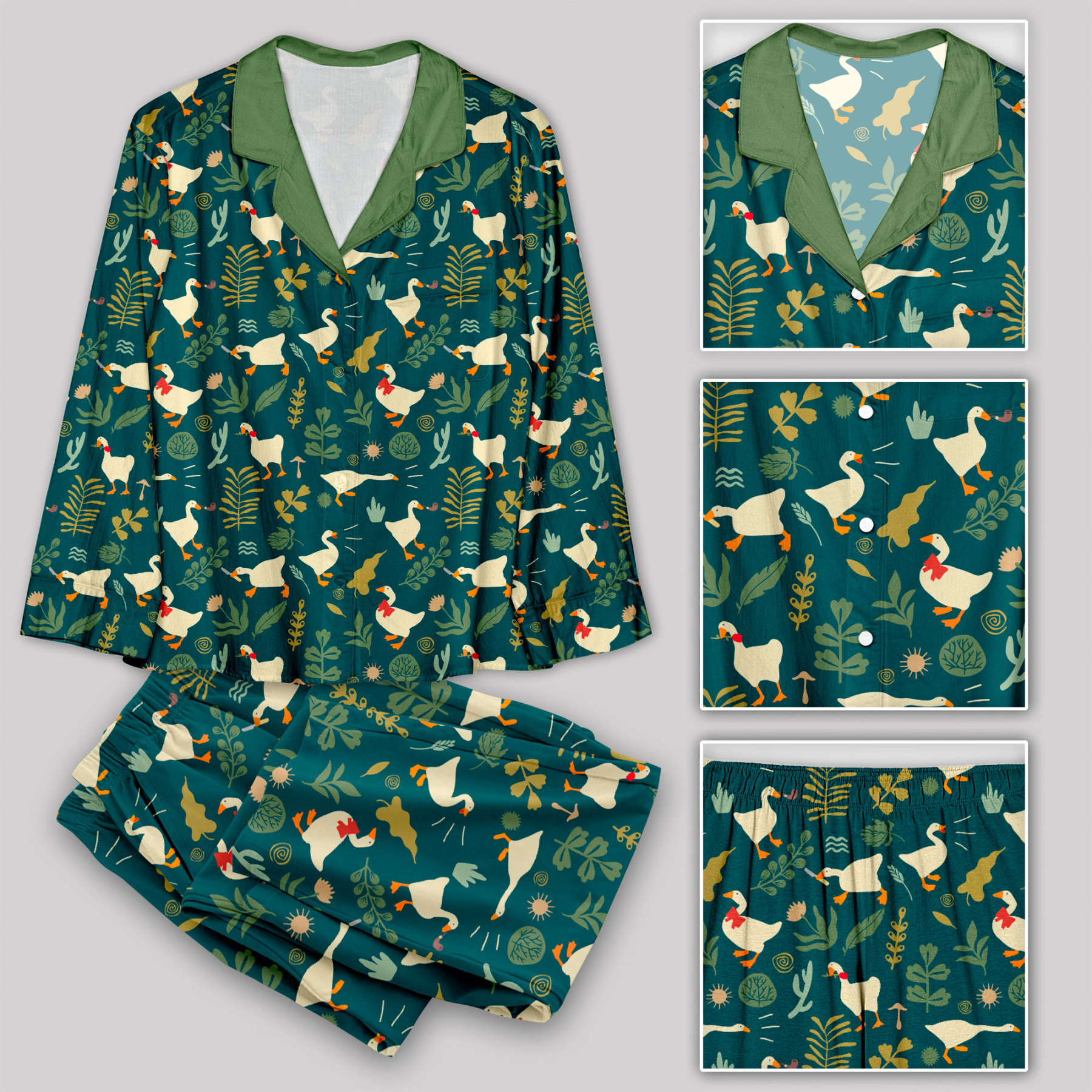 Untitled Goose Pajama Sets