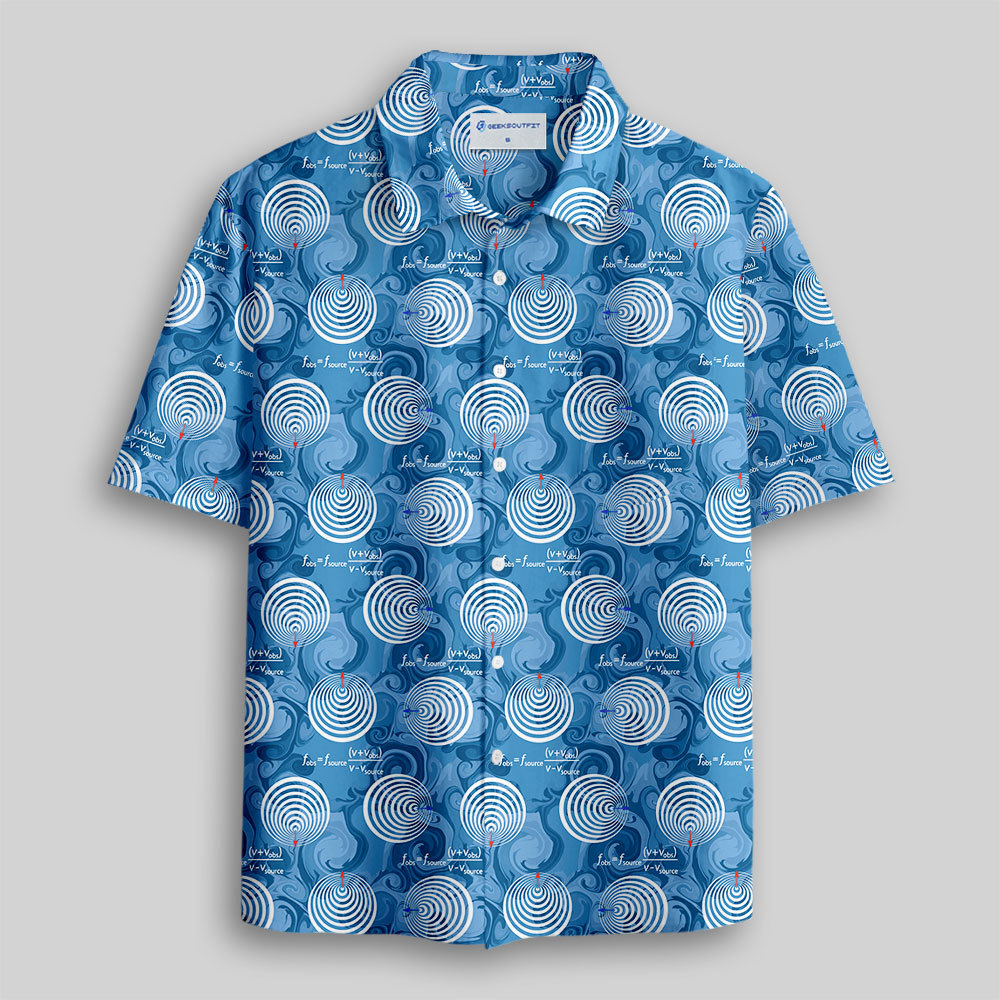 Geeksoutfit Doppler Ring Button Up Pocket Shirt for Sale