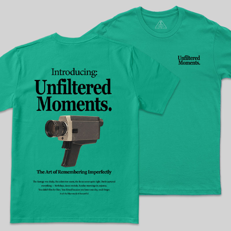 Unfiltered Moments Front and Back Printing Geek T-Shirt