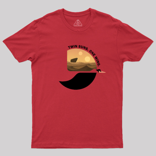 Twin Suns One Wing Geek T-Shirt