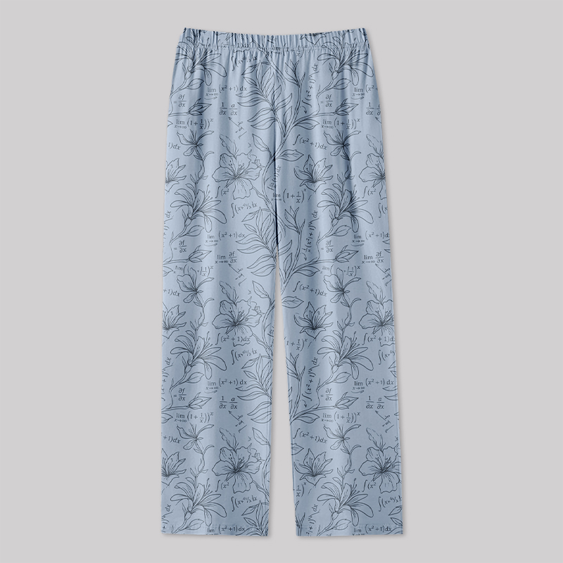 Floral Branch Function Geek Loungewear Pants