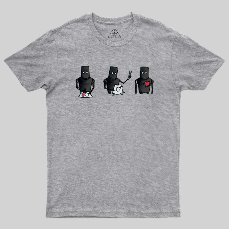 Robot Heart Geek T-Shirt