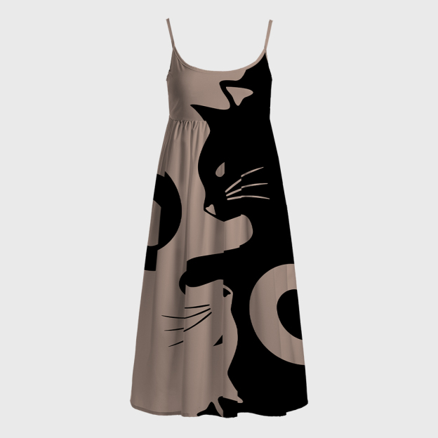 Cats Rule Geek A-Line Cami Dress