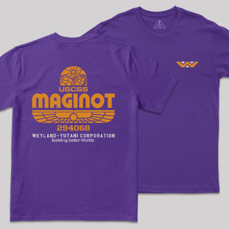 Maginot Legacy Front and Back Printed Geek T-Shirt