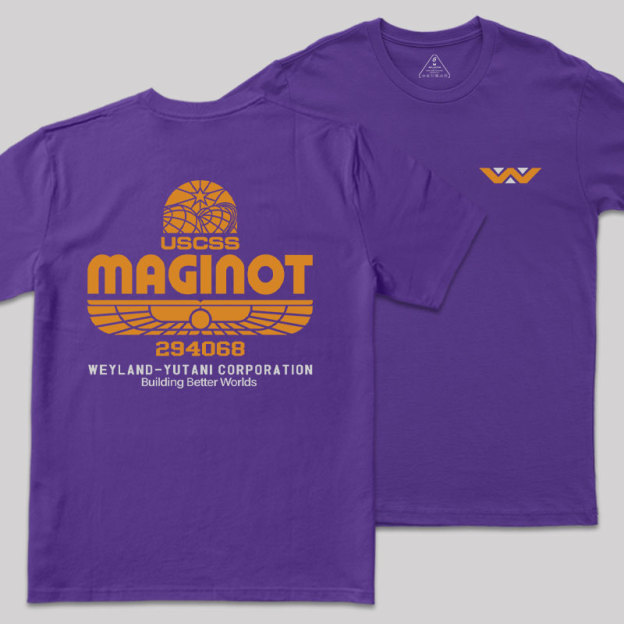 Maginot Legacy Front and Back Printed Geek T-Shirt
