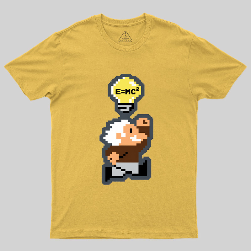 8‑Bit Einstein Geek T-Shirt
