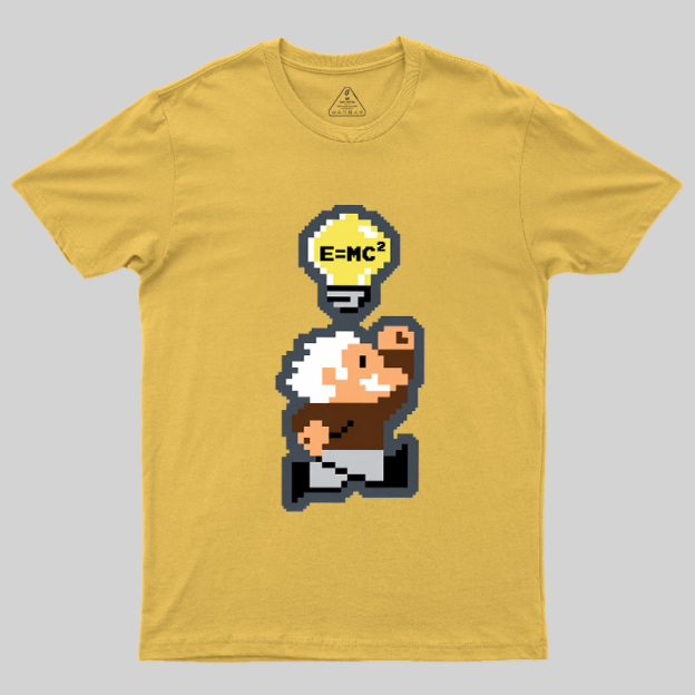8‑Bit Einstein Geek T-Shirt