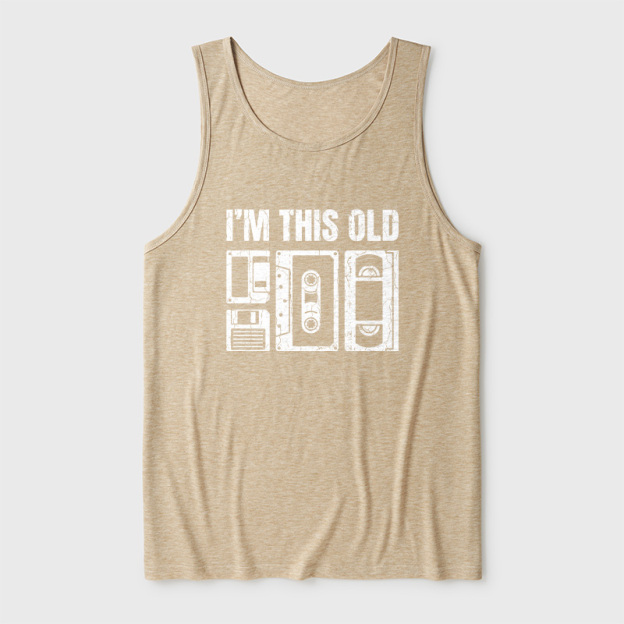 I'm This Old Vintage Ultra Soft Heather Tank