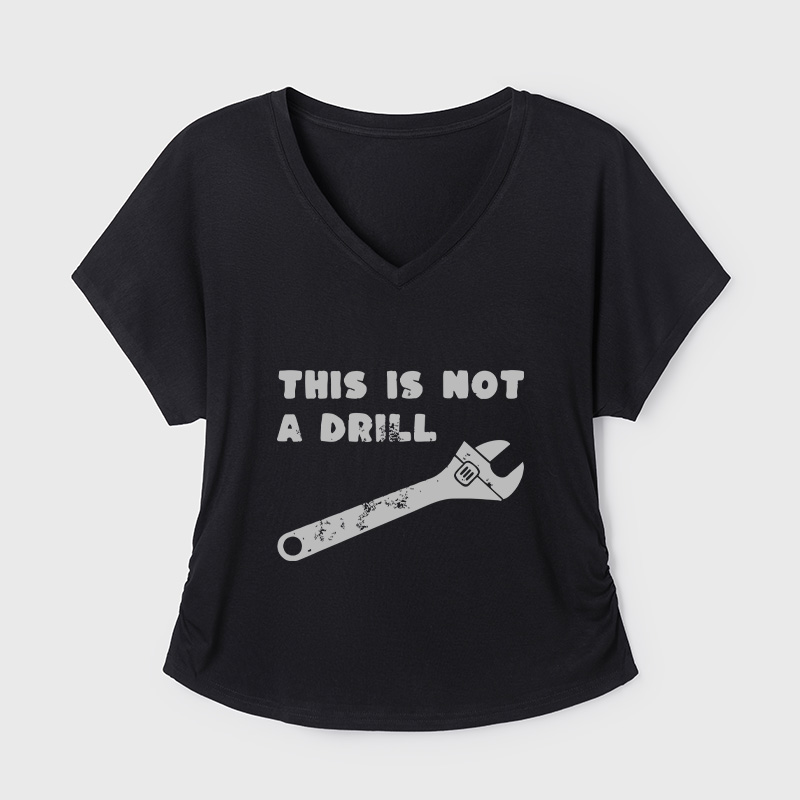 Doing It Live Geek Dolman Sleeve V-Neck Shirt