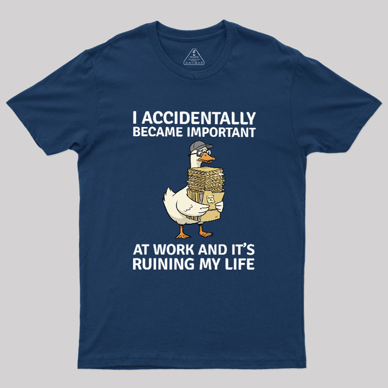 Overwhelmed Duck Geek T-Shirt
