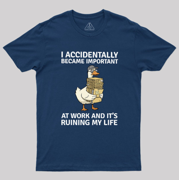 Overwhelmed Duck Geek T-Shirt