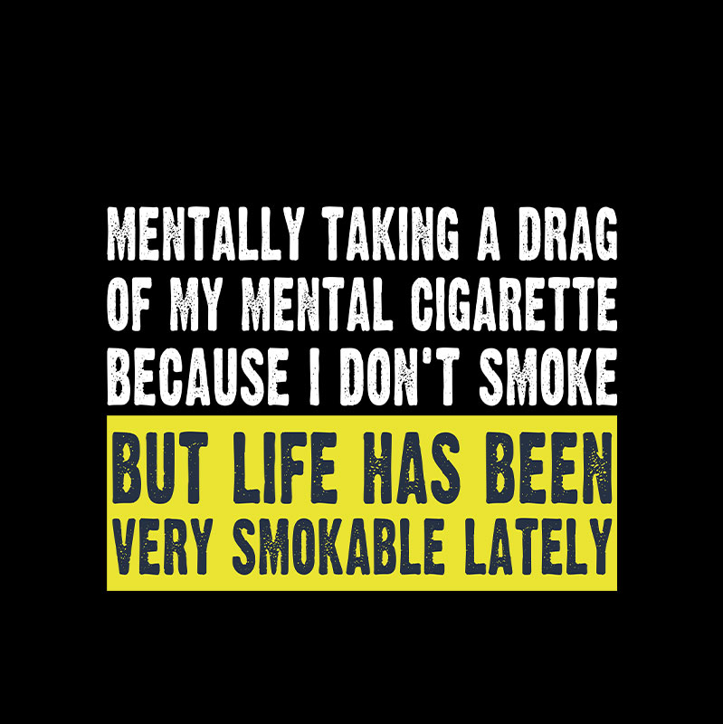 Mental Cigarette Geek T-Shirt