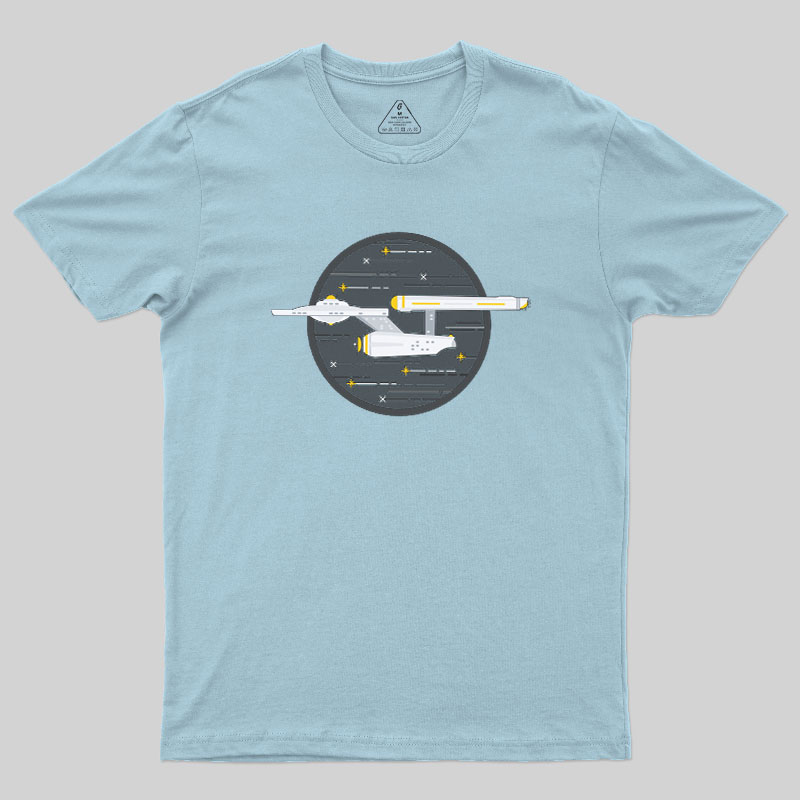 Star Ship Enterprise Geek T-Shirt