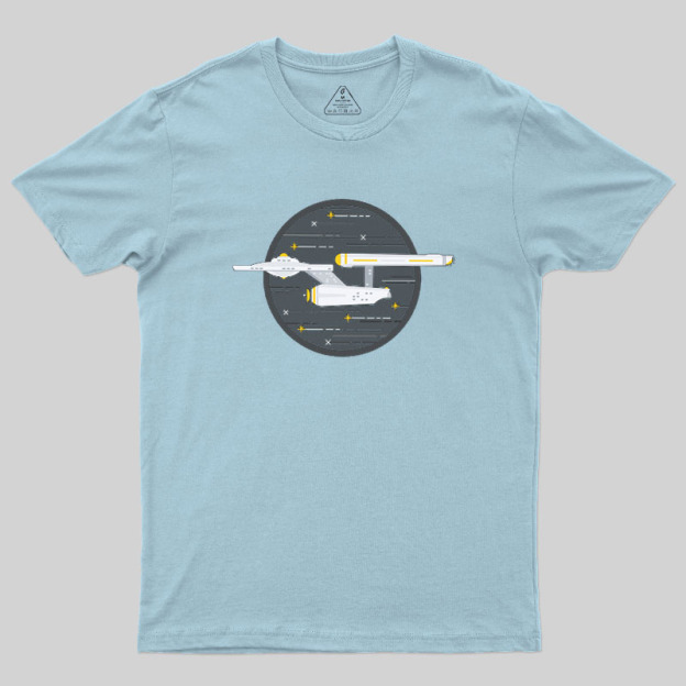 Star Ship Enterprise Geek T-Shirt
