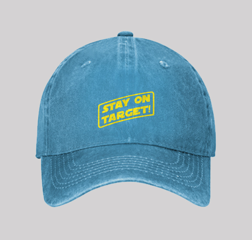 Stay On Target Washed Vintage Baseball Cap