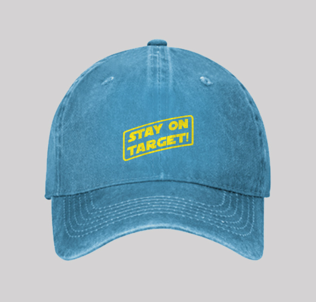 Stay On Target Washed Vintage Baseball Cap
