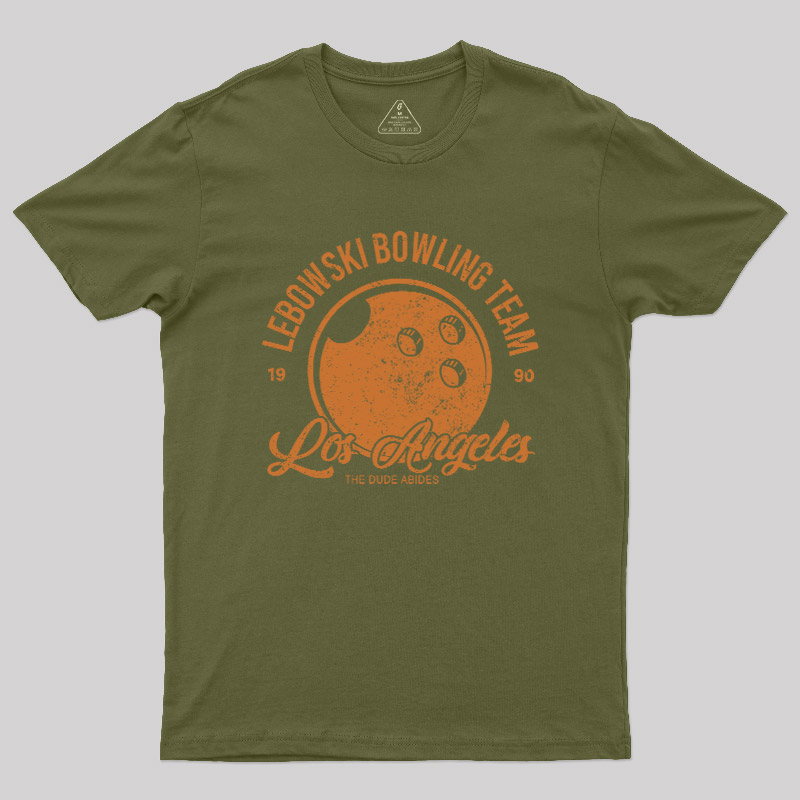 Lebowski Bowling Team Geek T-Shirt