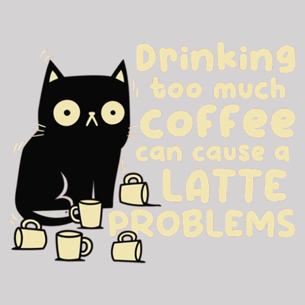 Latte Problems Geek T-Shirt