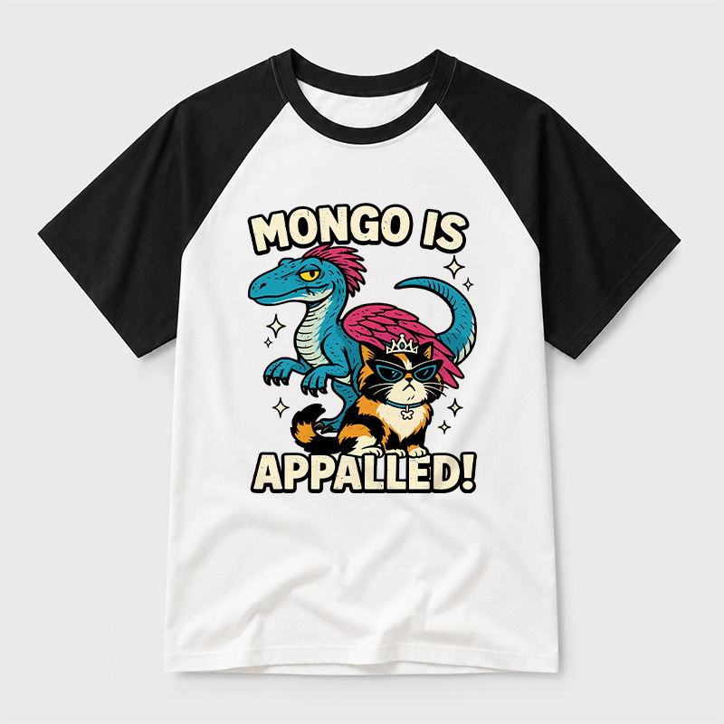 Mongo is Appalled Geek Retro Raglan T-Shirt