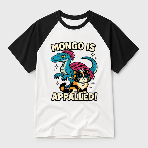 Mongo is Appalled Geek Retro Raglan T-Shirt