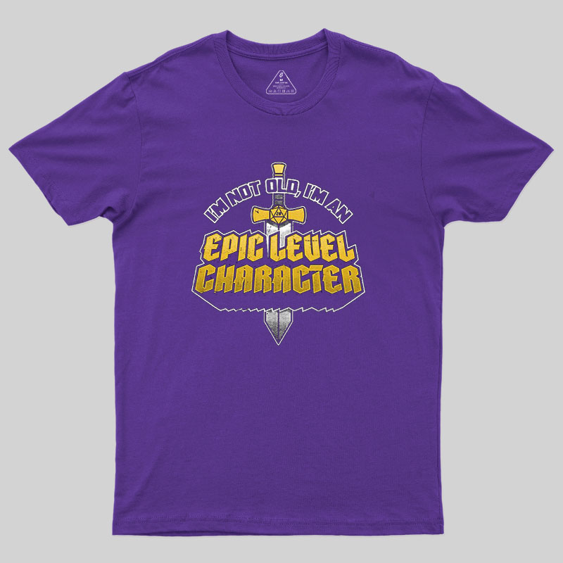 Old RPG Epic Character Geek T-Shirt