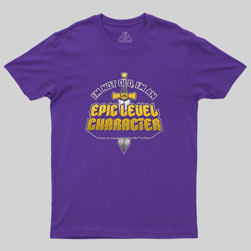 Old RPG Epic Character Geek T-Shirt