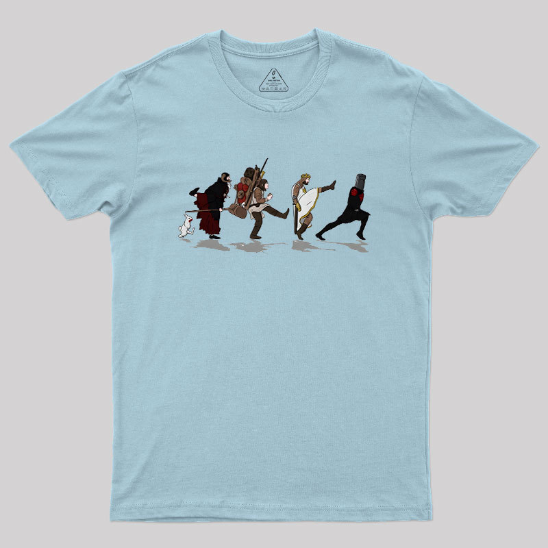 Walking Towards the Grail Geek T-Shirt