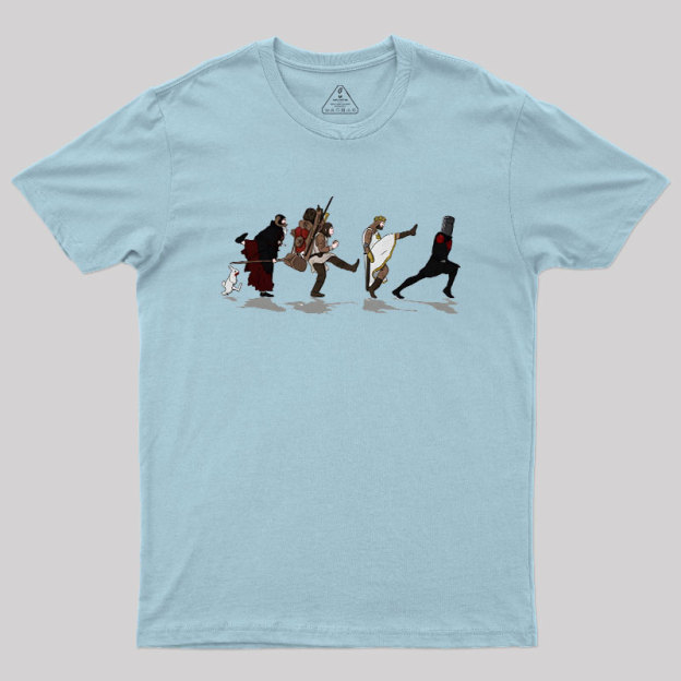 Walking Towards the Grail Geek T-Shirt