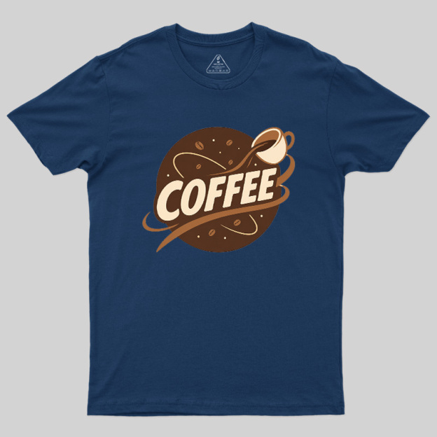 Coffee Lover Pouring Coffee Cup Geek T-Shirt