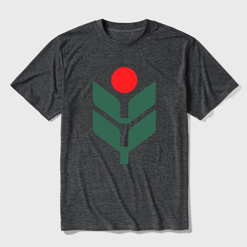 Botany Biology Sun‑Plant Flat‑Design Ultra Soft Heather Tees