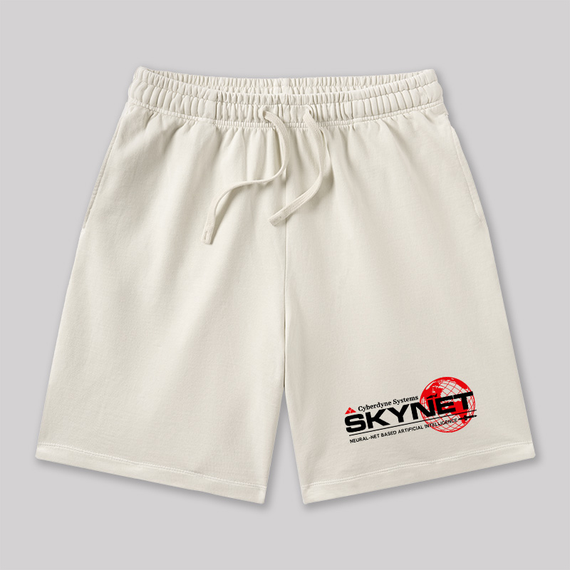 Cyberdyne Systems Skynet Geeky Washed Shorts