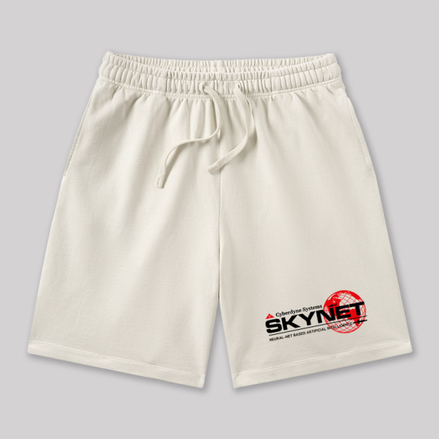 Cyberdyne Systems Skynet Geeky Washed Shorts