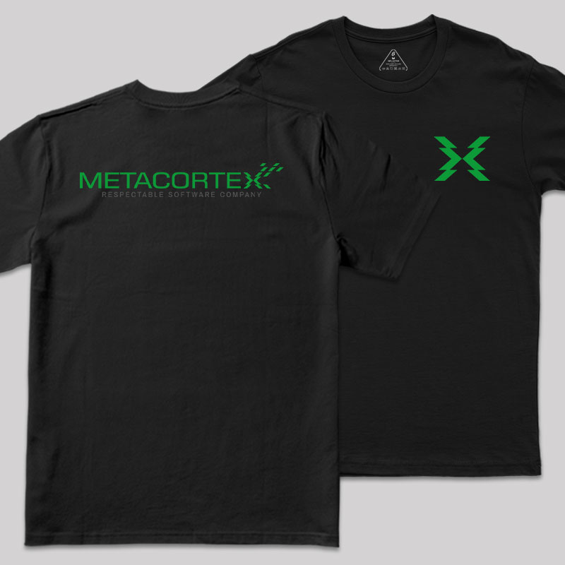 Metacortex Future Front and Back Printed Geek T-Shirt