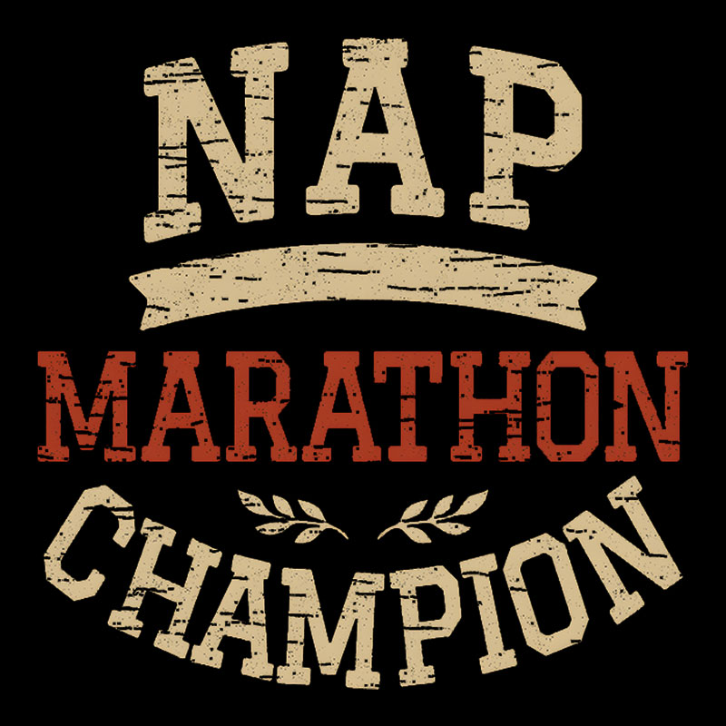 Nap Marathon Champion Geek T-Shirt