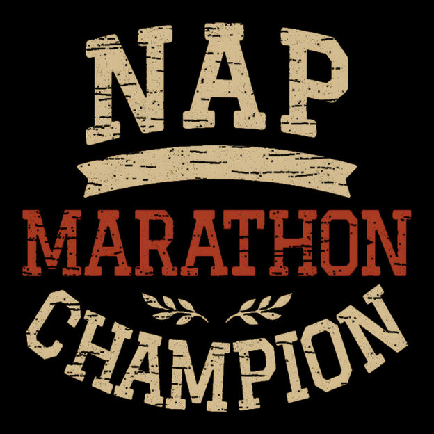 Nap Marathon Champion Geek T-Shirt