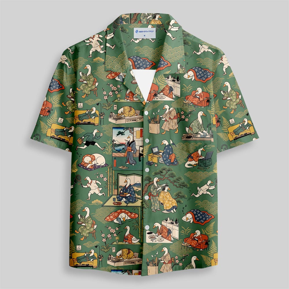 Goose Side Story Button Up Pocket Shirt