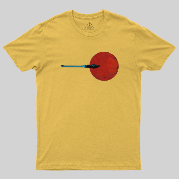 Flight Over Mars Geek T-Shirt