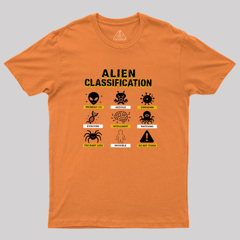 Alien Classification Geek T-Shirt
