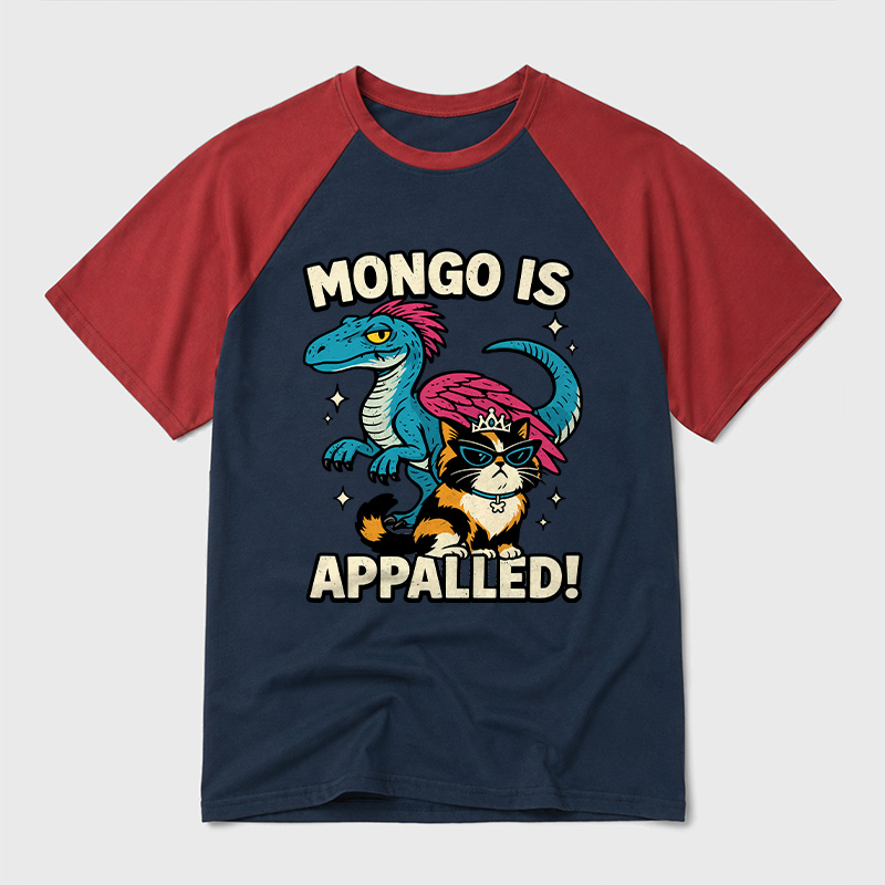 Mongo is Appalled Geek Retro Raglan T-Shirt